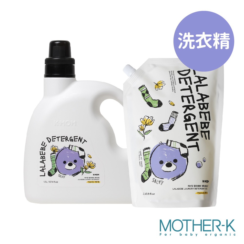 【MOTHER-K】★LALAPOPO 草本抗敏極淨洗衣精1700ml 2入組